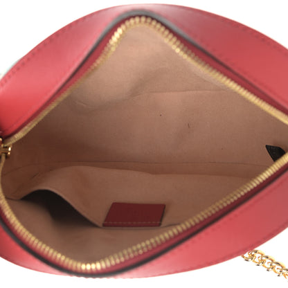 Gucci GG Supreme Monogram Blooms Mini Chain Shoulder Bag Beige Blue Navy Hibiscus Red 5 of 13