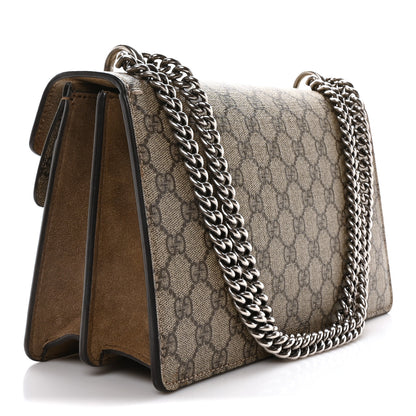 Gucci GG Supreme Monogram Small Dionysus Shoulder Bag Taupe 3 of 10