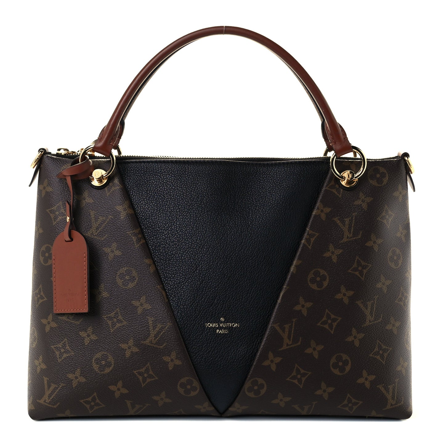 Monogram V Tote MM Black