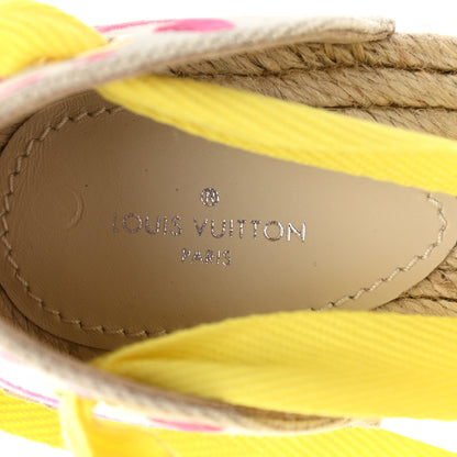 Louis Vuitton Canvas Monogram Starboard Espadrille Flats 39 Rose Pop 7 of 7