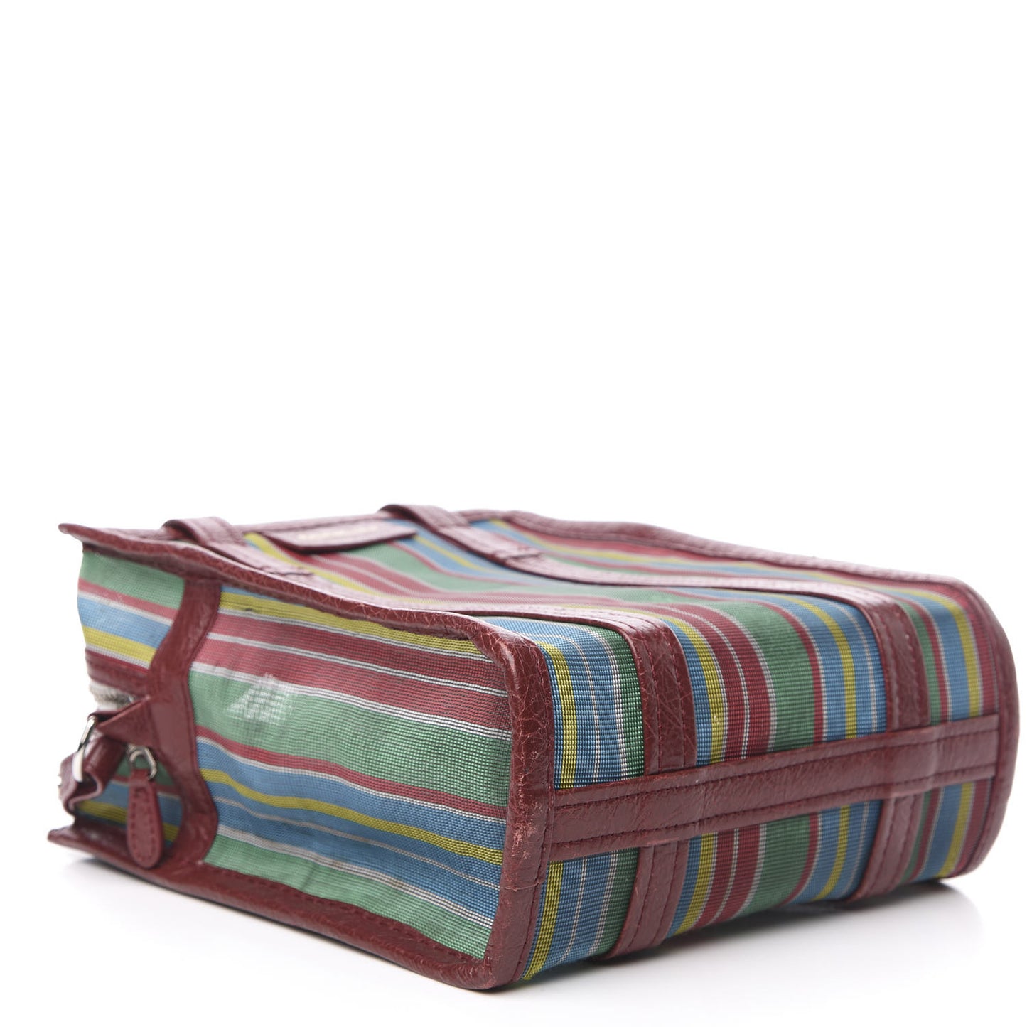 Mesh Agneau Arena XS Bazar Shopper Tote Green Multicolor