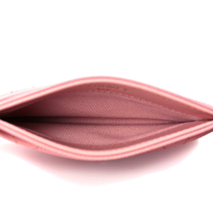 Chanel Caviar Quilted Card Holder Pink 5 of 9