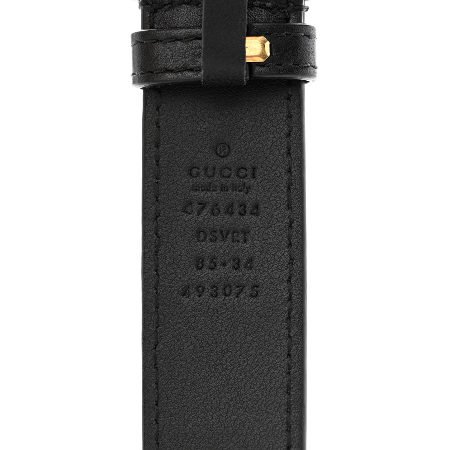Calfskin Matelasse GG Marmont Belt Bag 85 34 Black