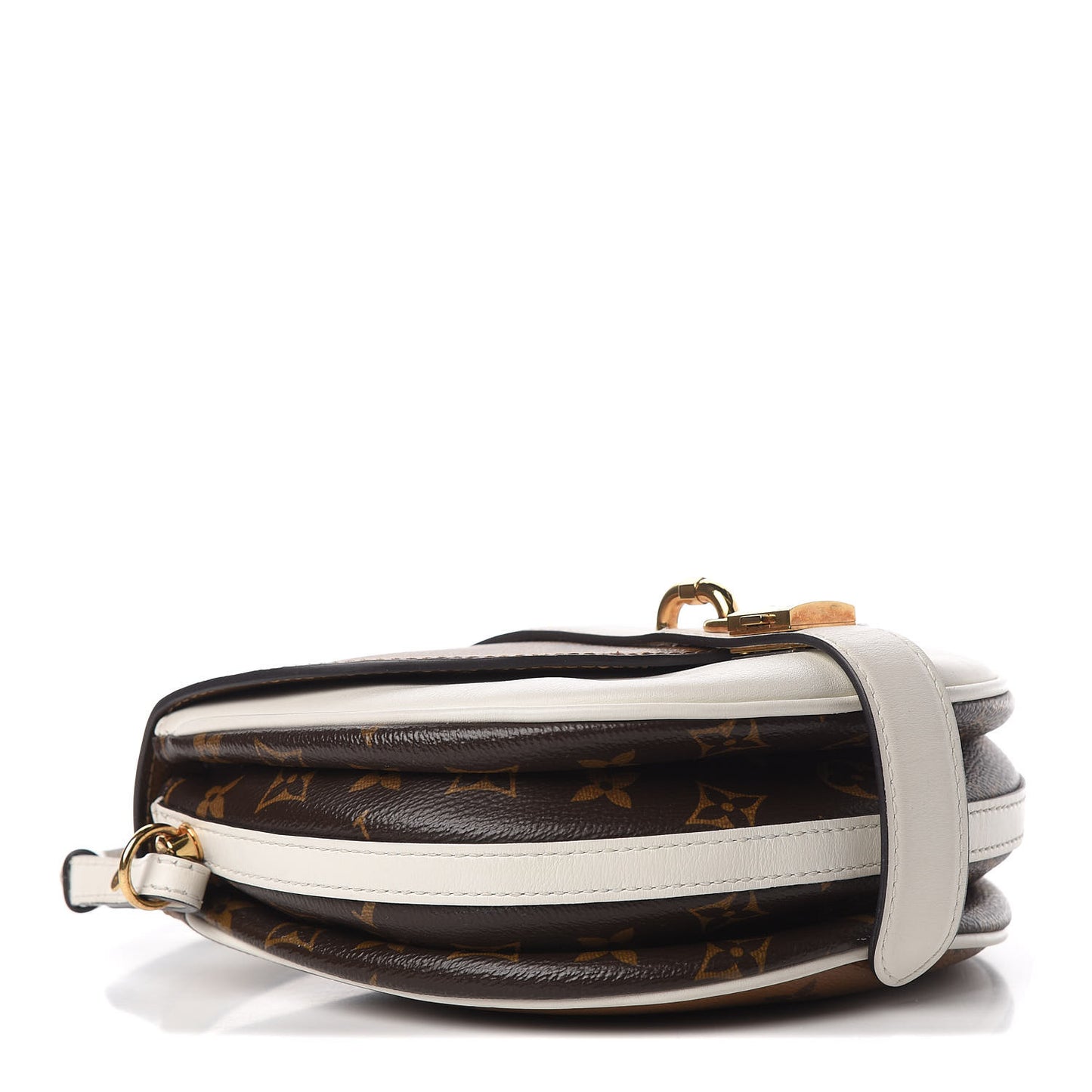 Reverse Monogram Chantilly Lock White
