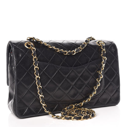 Chanel Lambskin Quilted Medium Double Flap Bag Black 3 of 18