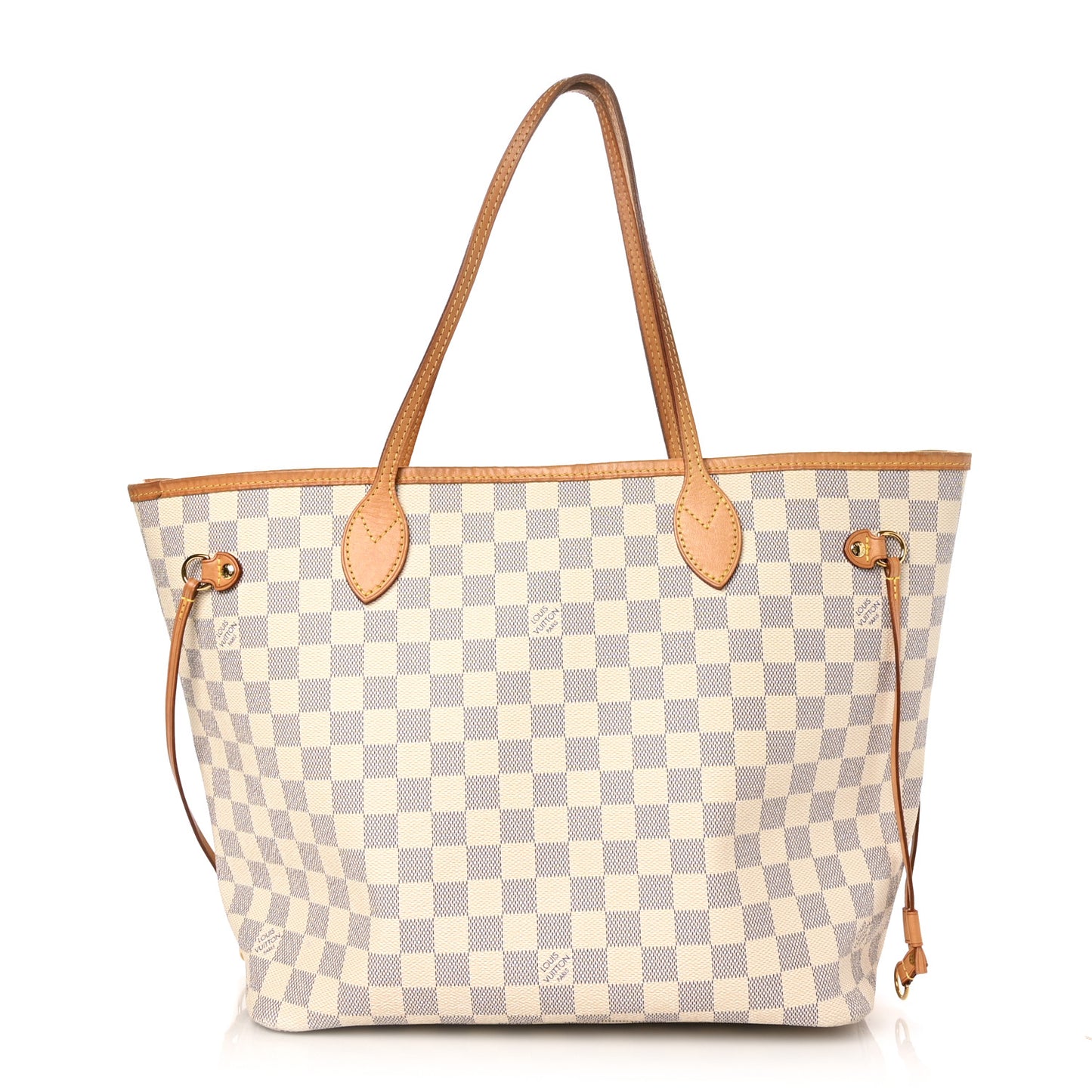 Damier Azur Neo Neverfull MM Rose Ballerine