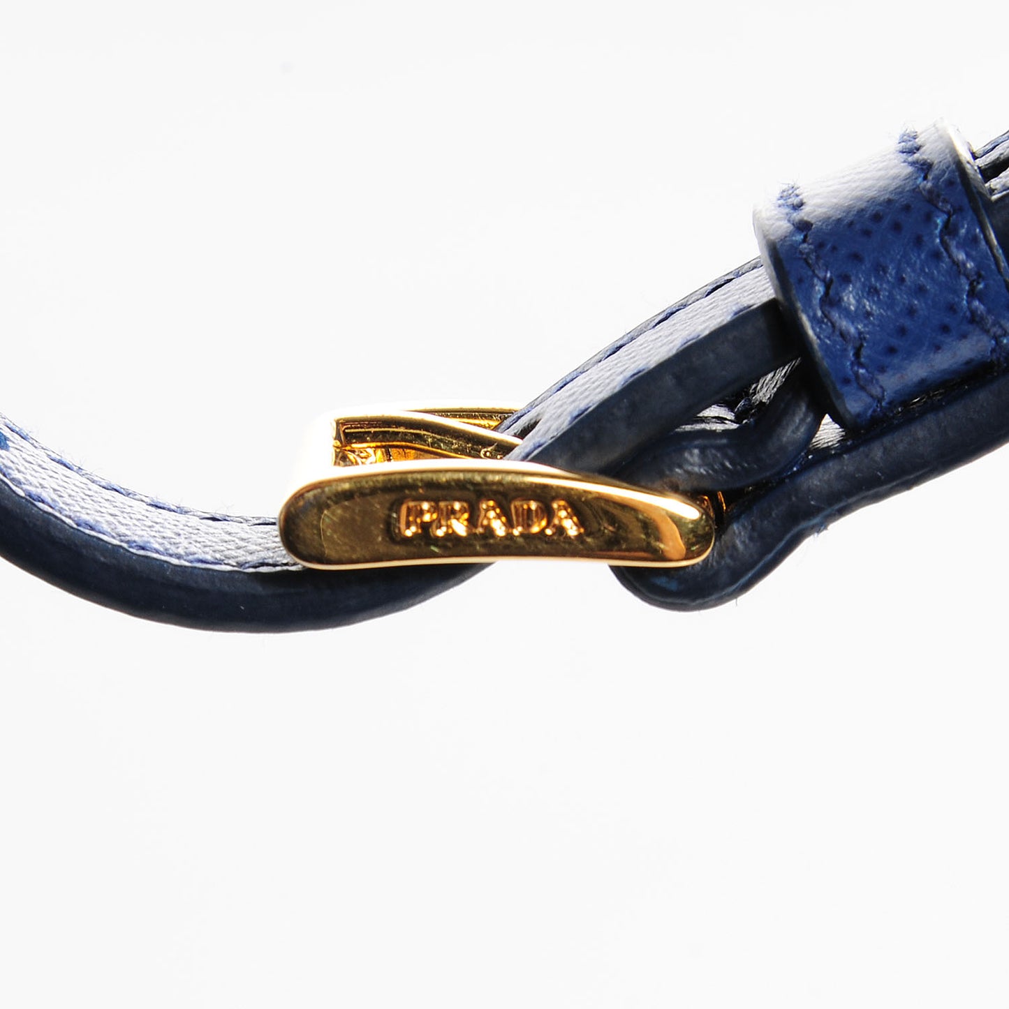 Saffiano Lux Medium Double Zip Tote Bluette