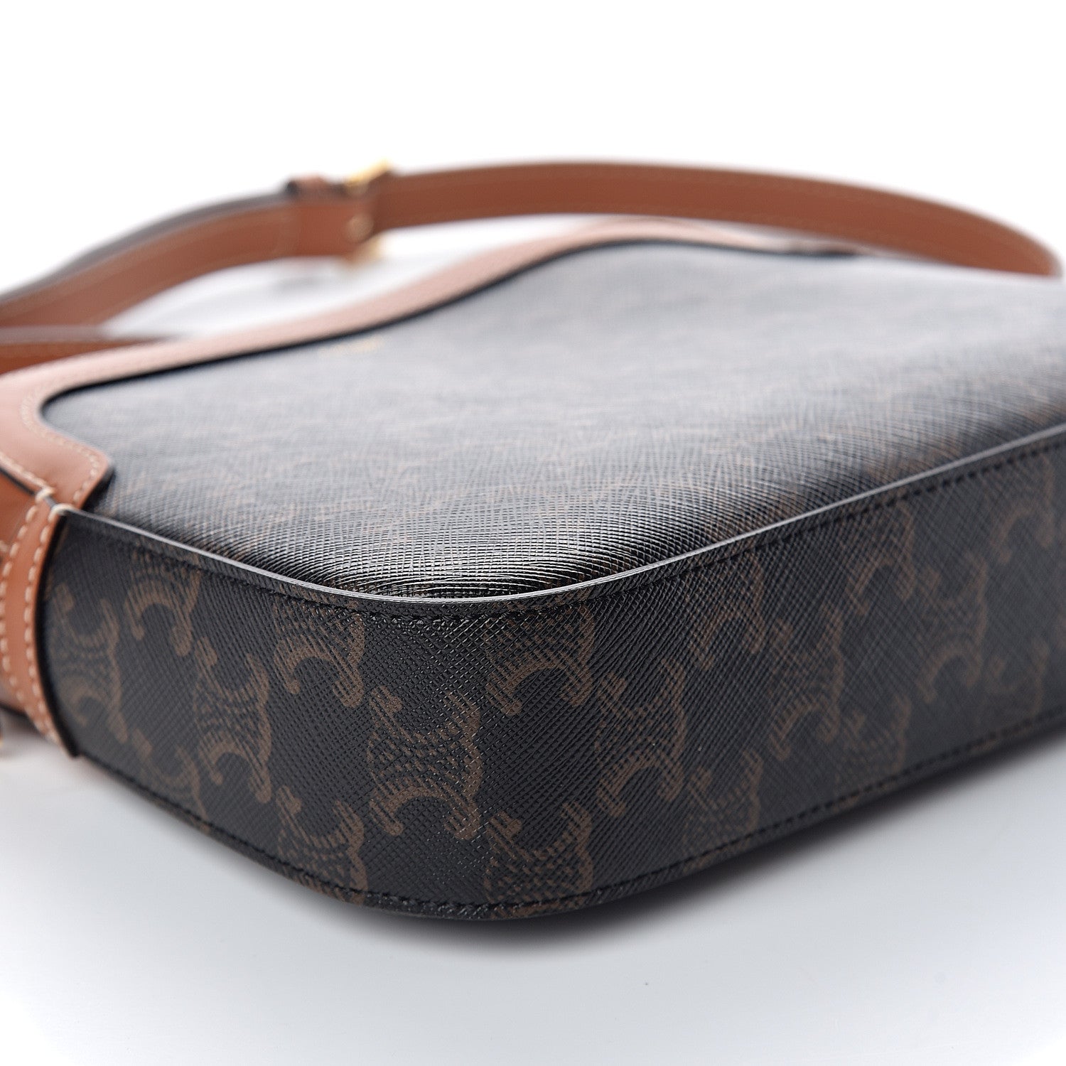 Celine Triomphe Canvas Small Camera Bag Tan 6 of 7