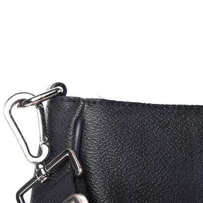 Burberry Haymarket Check Shoulder Bag Blue Black 9 of 9