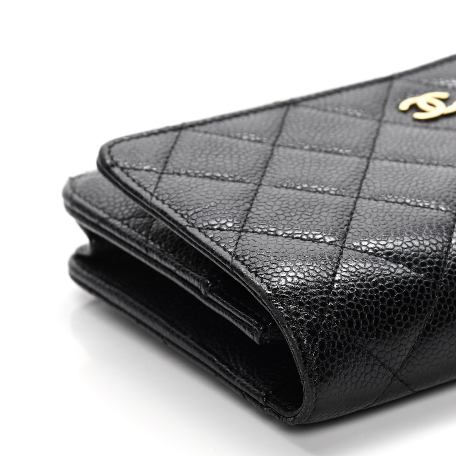 Chanel Caviar Quilted Wallet On Chain WOC Black 10 of 13