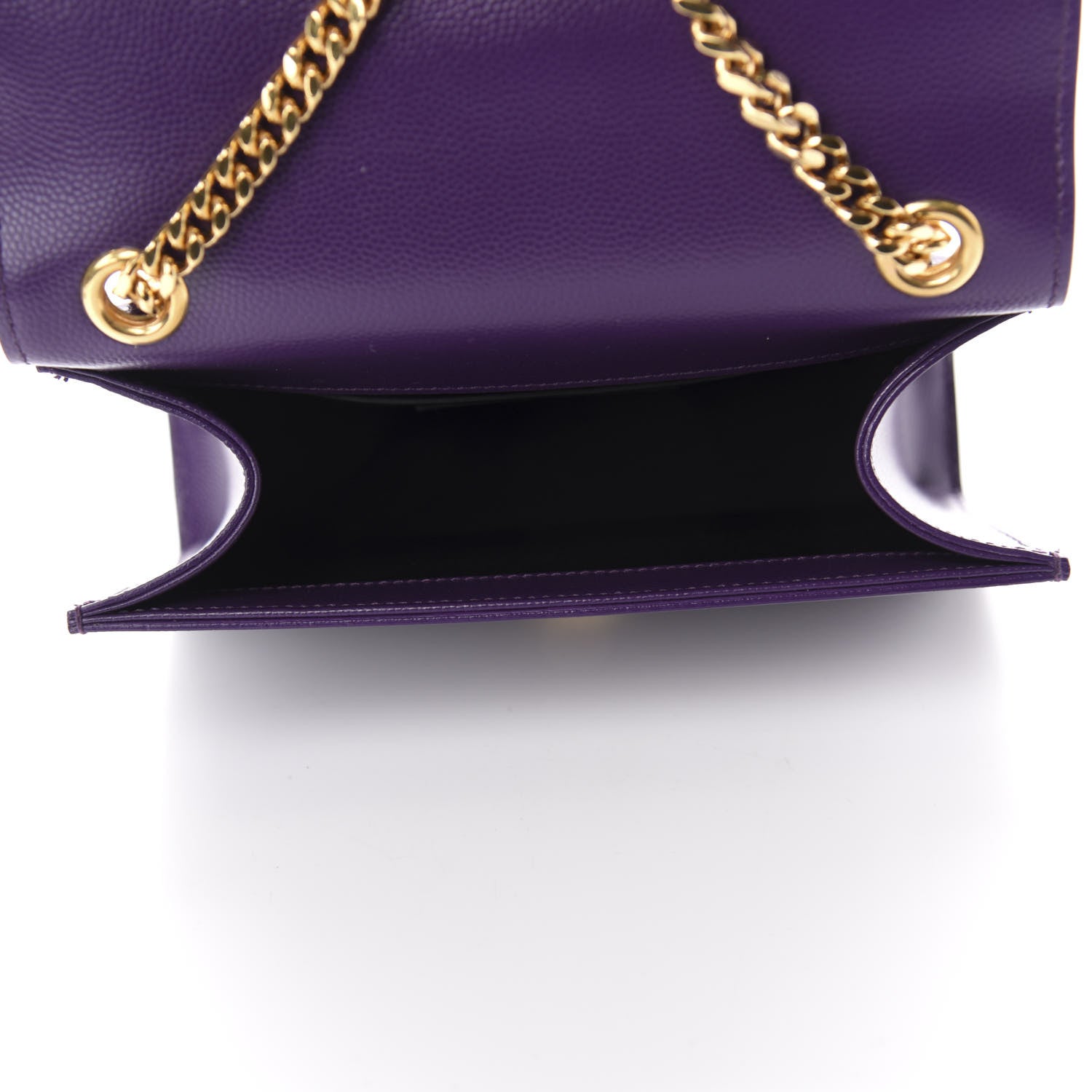 Saint Laurent Grain De Poudre Small Monogram Kate Satchel Lilac 5 of 10