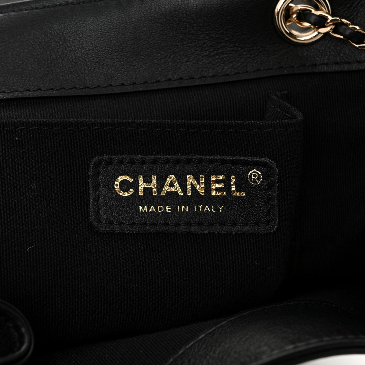 Chanel Lambskin Quilted Large Duma Drawstring Backpack Black 6 of 11