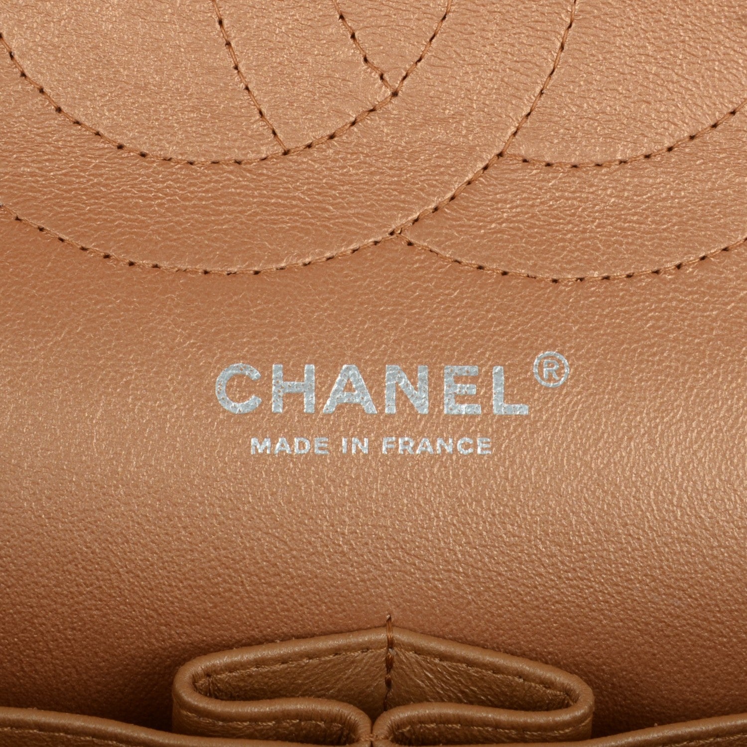 Chanel Metallic Caviar Quilted Jumbo Double Flap Copper 6 of 7