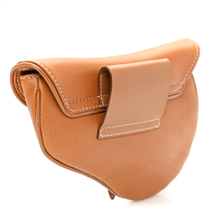 Christian Dior Calfskin Saddle Belt Bag Tan 3 of 7