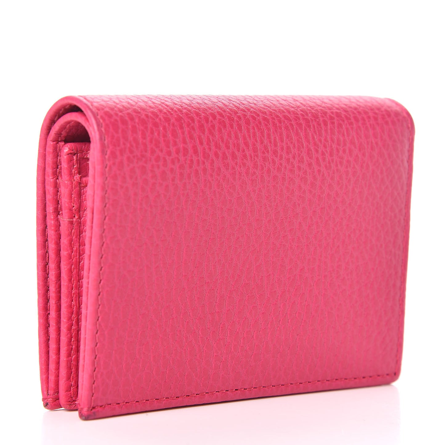 Dollar Calfskin GG Marmont Card Case Box Pink
