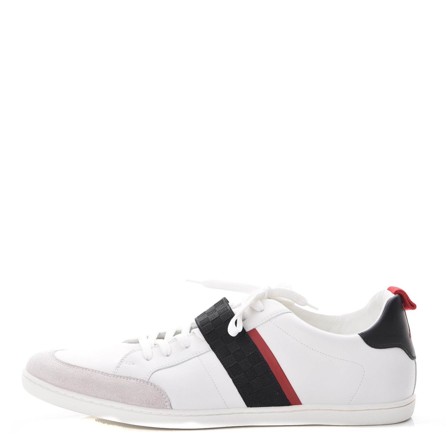 Louis Vuitton Calfskin Damier Waterline Sneakers 9.5 White 1 of 11