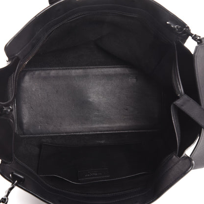 Saint Laurent Calfskin Small Monogram Downtown Cabas Black 6 of 15