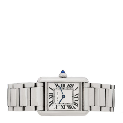 Cartier Stainless Steel 22mm Tank Must Quartz Watch 2 of 5