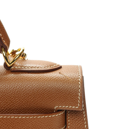 Hermes Courchevel Kelly Sellier 32 Gold 8 of 29