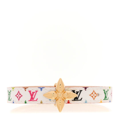 Louis Vuitton LV X TM Monogram Multicolor Mini Flowergram Bracelet 17 White 1 of 7