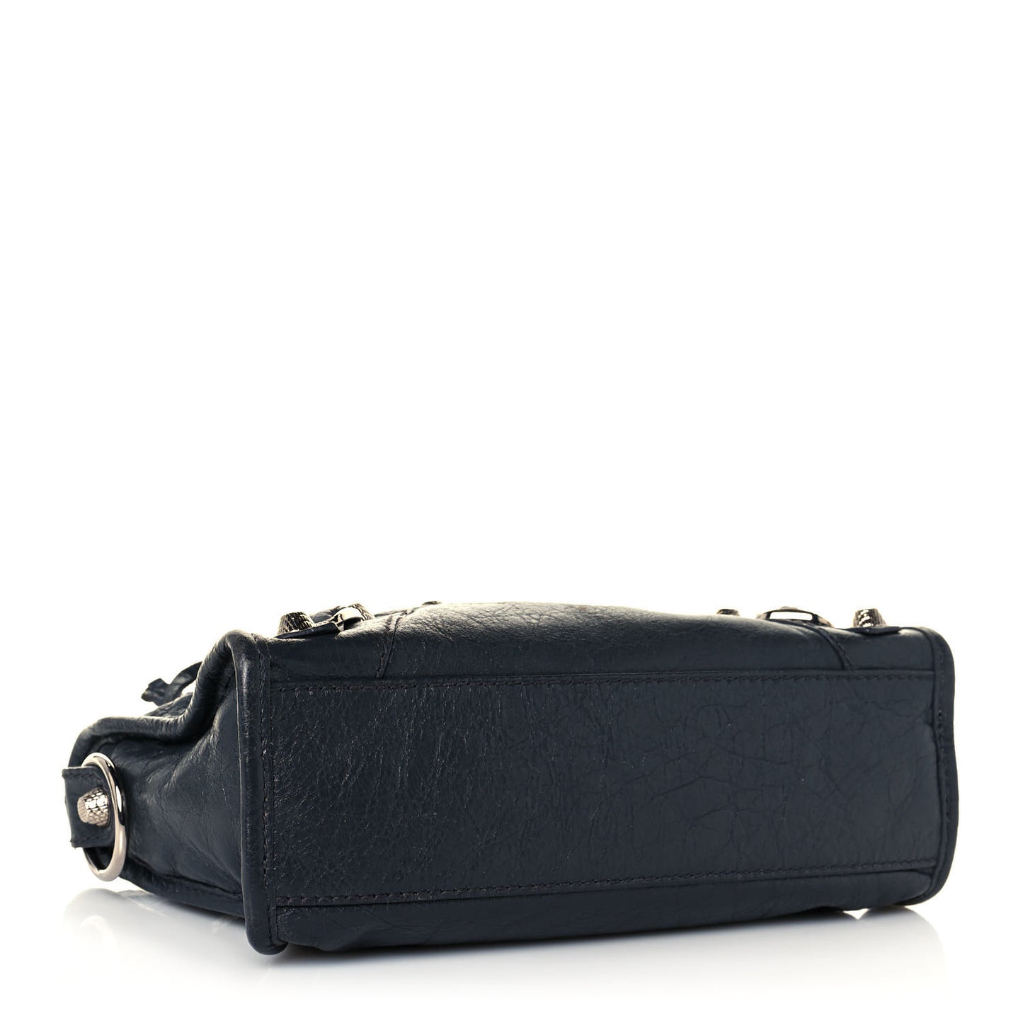 Agneau Giant 12 Silver Hardware Mini City Gris Fossile