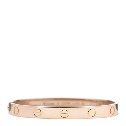 Cartier 18K Pink Gold LOVE Bracelet 16 1 of 9