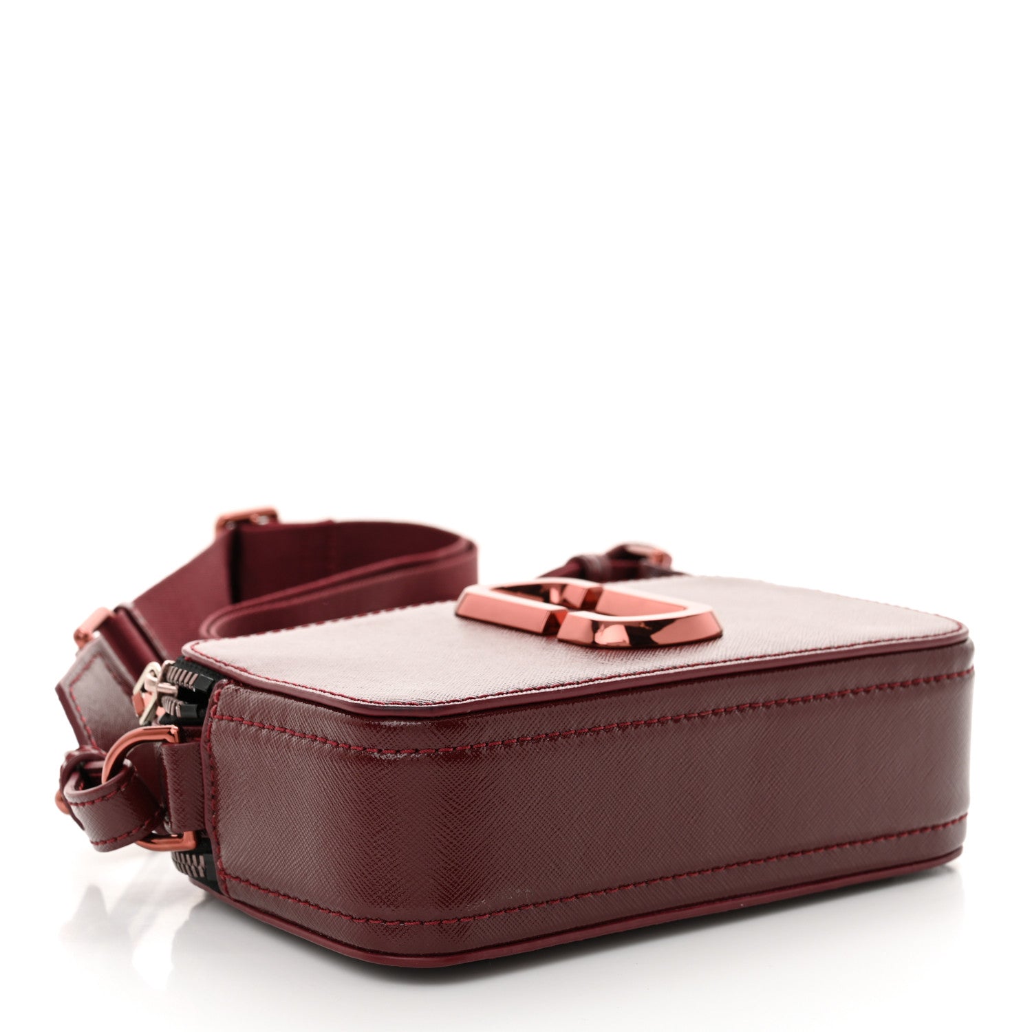 Marc Jacobs Saffiano Snapshot Camera Bag Burgundy 4 of 13