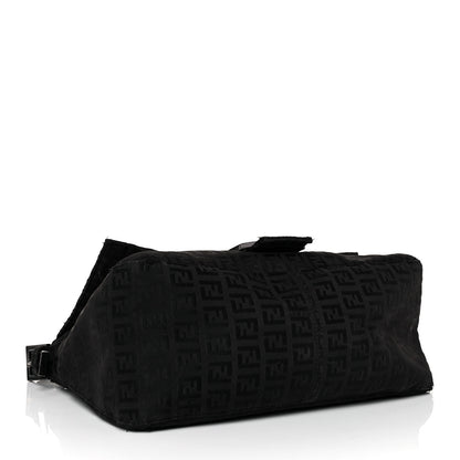 Fendi Zucchino Mama Baguette Black 4 of 10