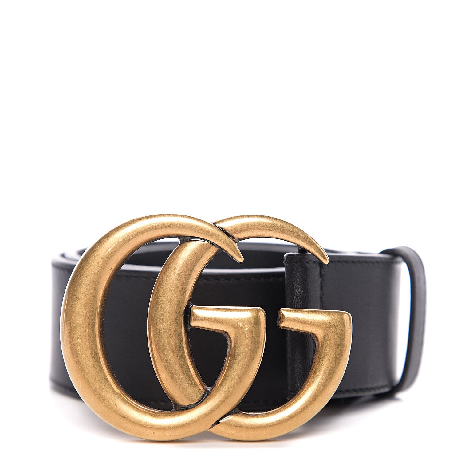 Gucci Calfskin Double G 40mm Belt 85 34 Black 1 of 5