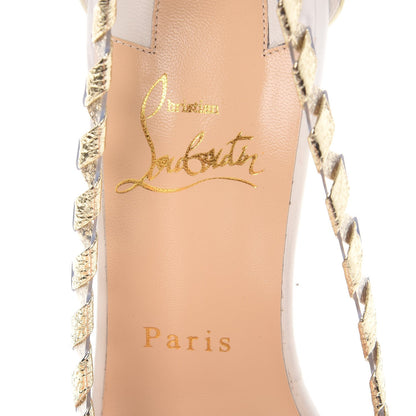 Christian Louboutin PVC Specchio Tissu Kyoto Fictoire 150 Platform Pumps 37 Multicolor 7 of 8