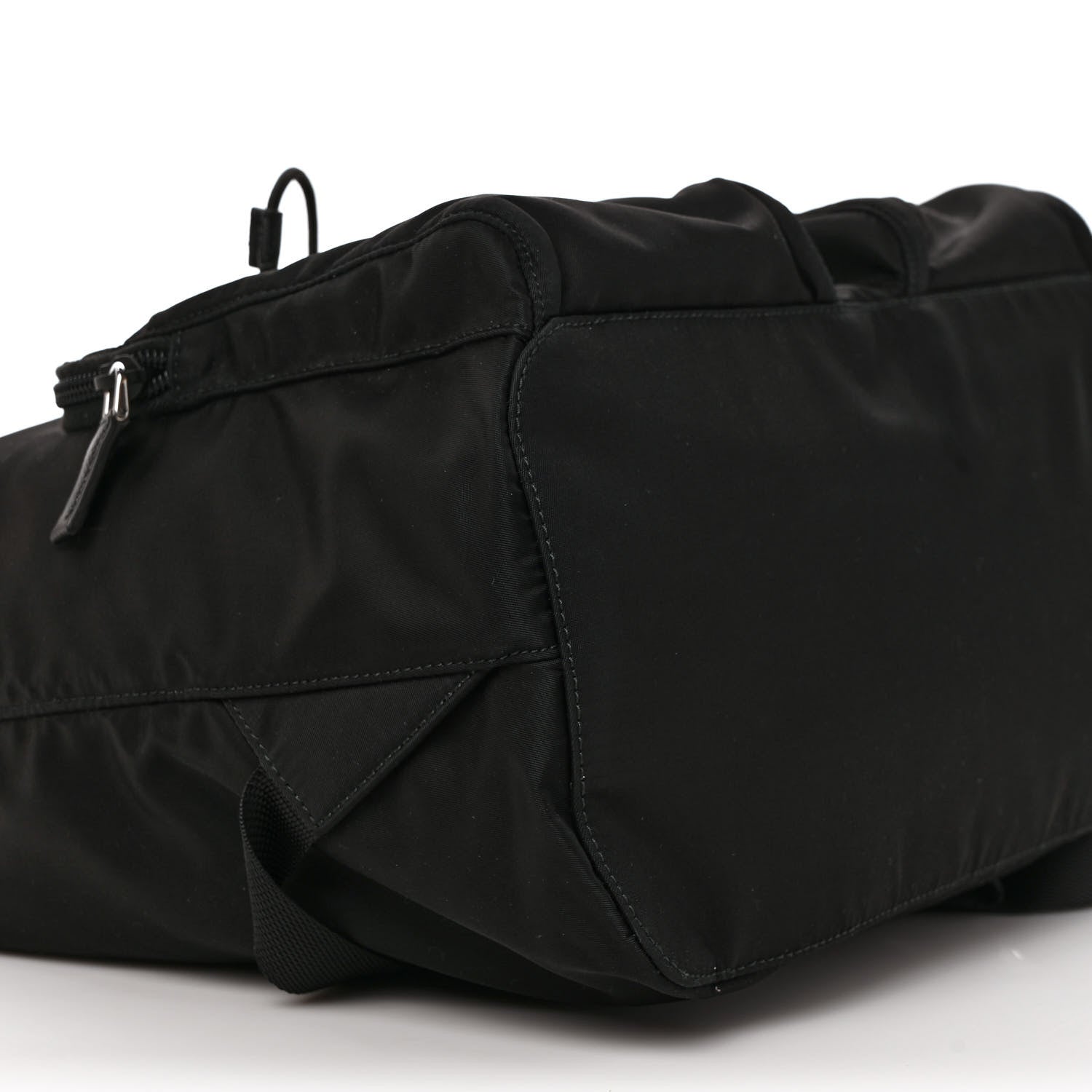 Prada Tessuto Nylon Saffiano Vela Backpack Black 8 of 9