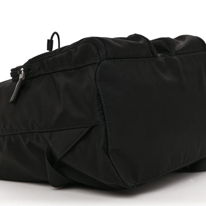 Prada Tessuto Nylon Saffiano Vela Backpack Black 8 of 9