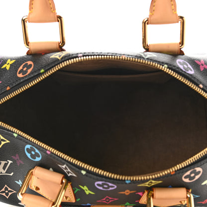 Louis Vuitton Monogram Multicolor Speedy 30 Black 5 of 7