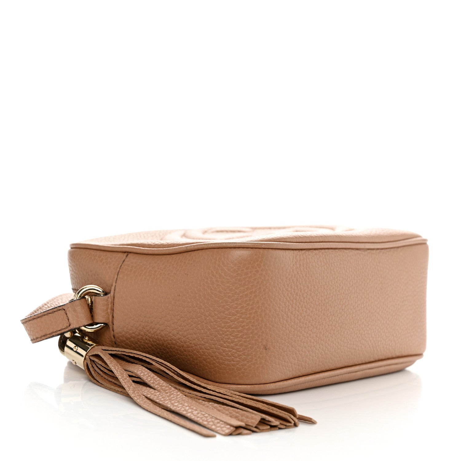 Gucci Pebbled Calfskin Small Soho Disco Bag Camelia 5 of 10