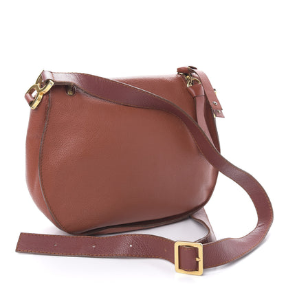 Chloe Calfskin Medium Marcie Round Zip Crossbody Bag Maple Leaf 3 of 17