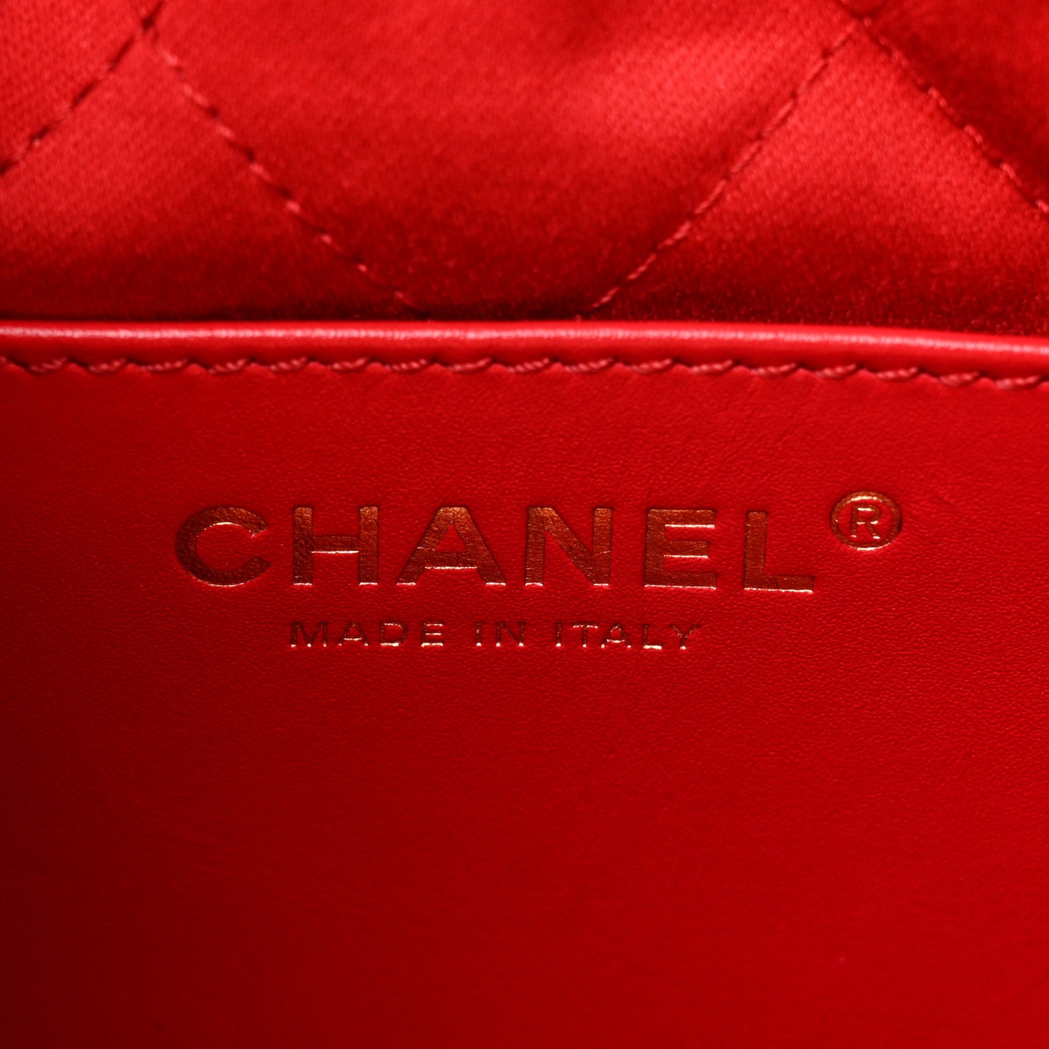 Chanel Shiny Calfskin Quilted Mini Chanel 22 Red 6 of 10