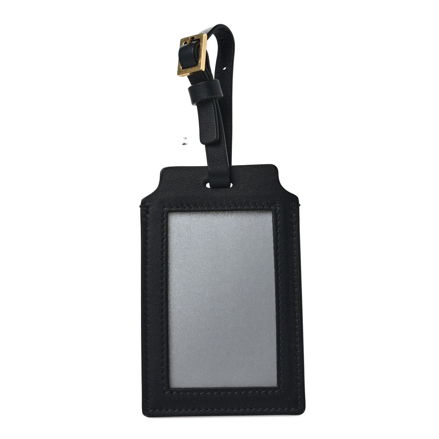 Oblique Luggage Tag Navy Blue