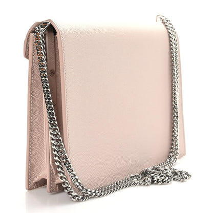 Saint Laurent Grain De Poudre Monogram Cassandra Clasp Bag Marble Pink 3 of 9