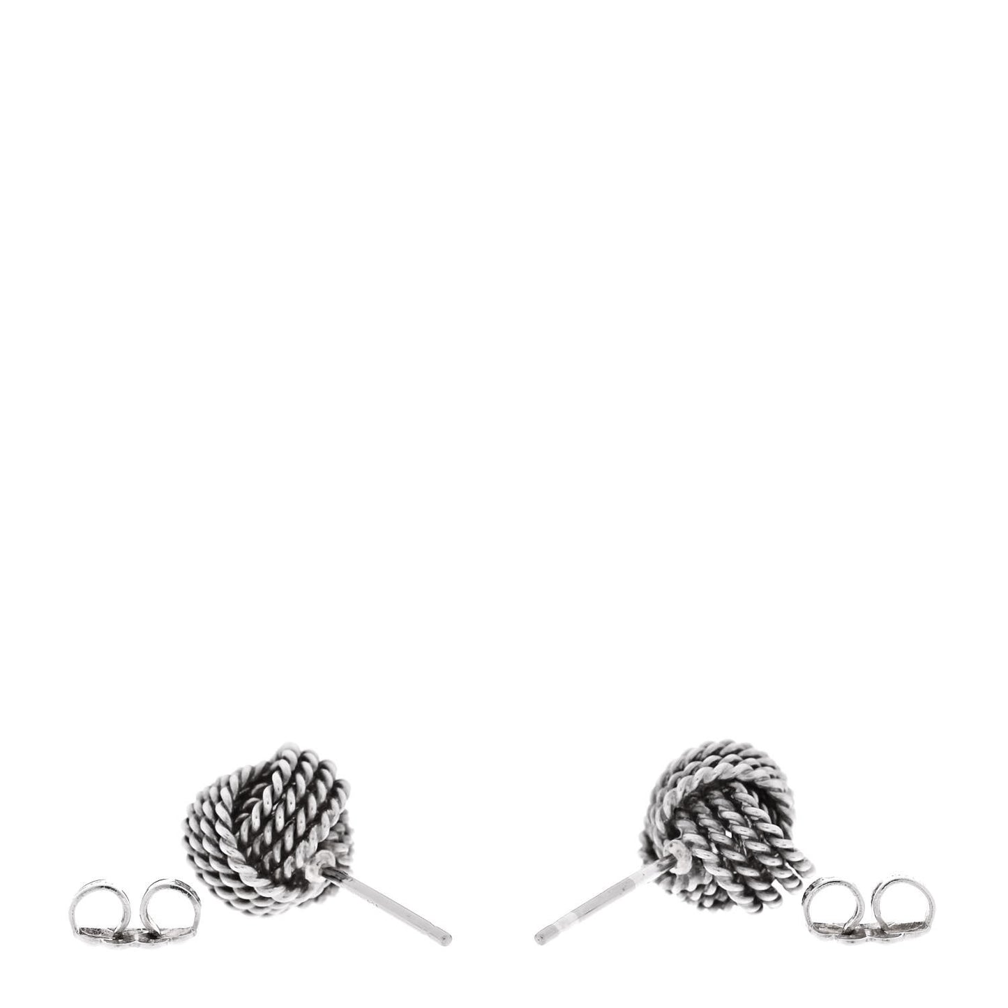 Sterling Silver Twist Knot Earrings