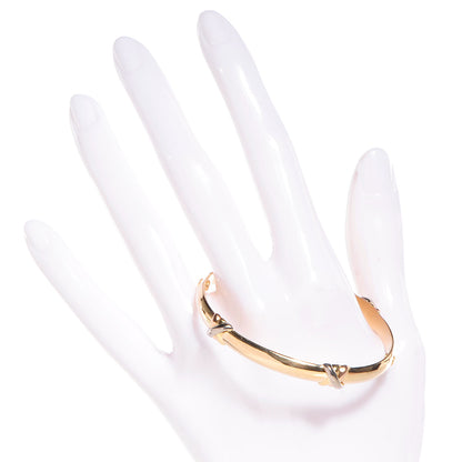 Cartier 18k Pink Yellow White Gold Trinity Love Bracelet Size 16 2 of 6