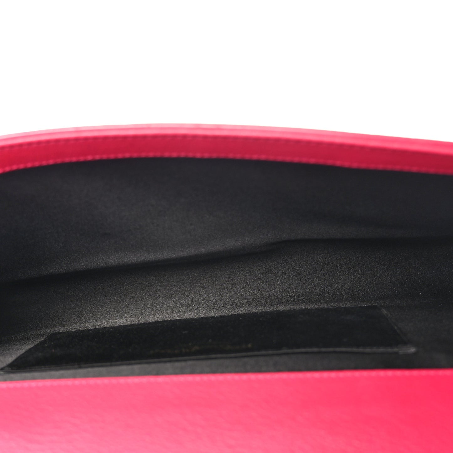 Calfskin Monogram Large Belle De Jour Clutch Lipstick Fuchsia