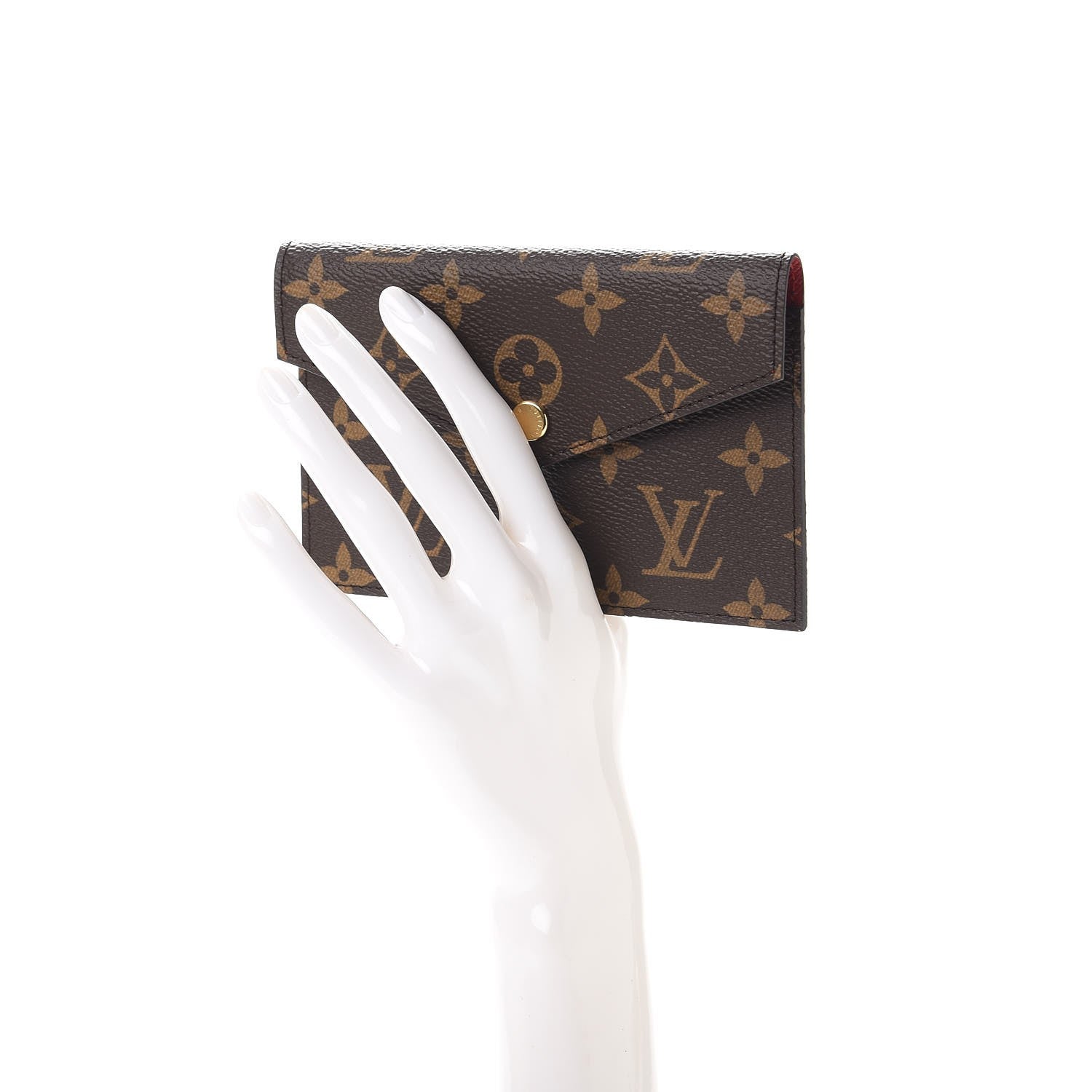 Louis Vuitton Monogram Daily Organizer Envelope Insert Red 2 of 8