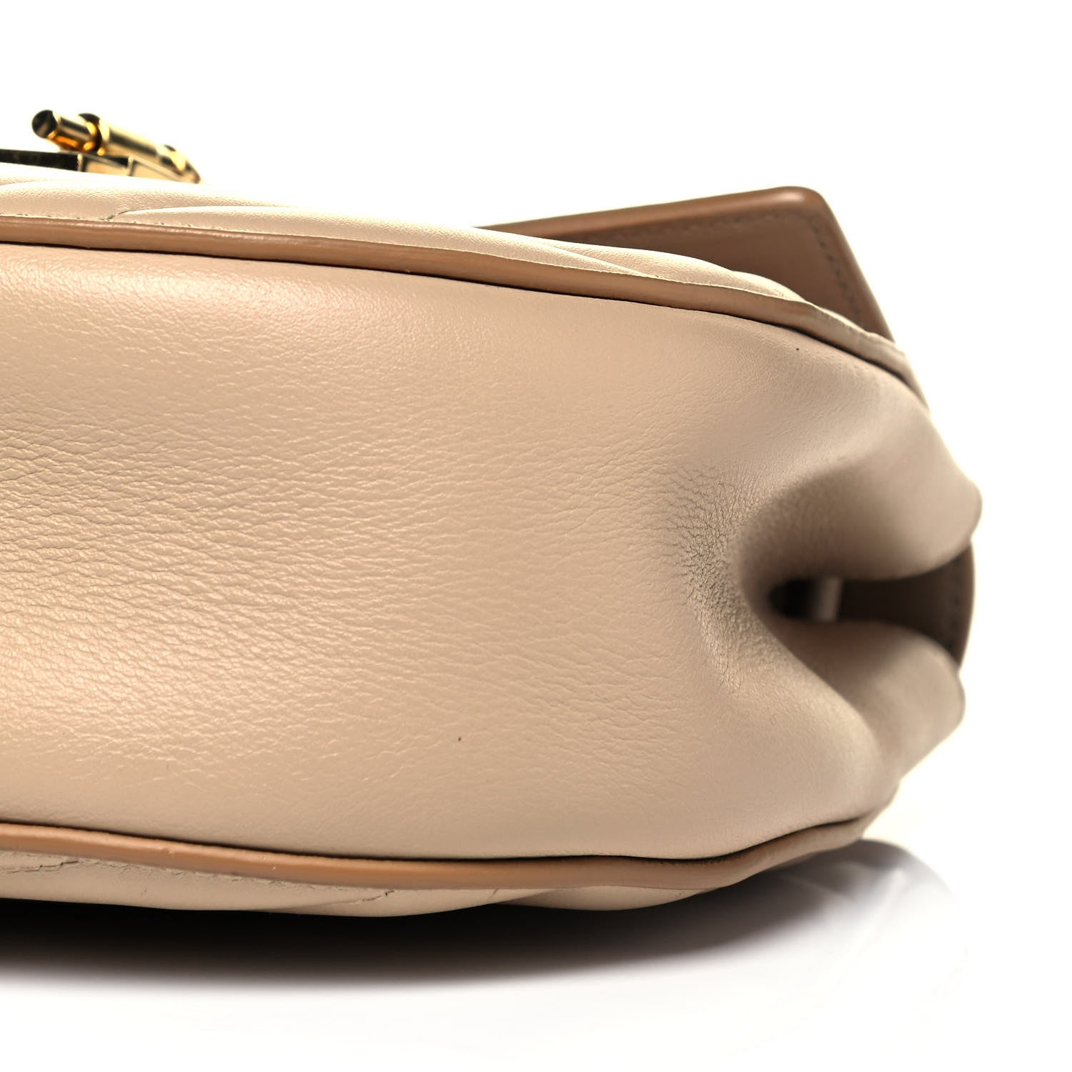 Chloe Calfskin Quilted Mini Drew Bijou Shoulder Bag Pearl Beige 5 of 8
