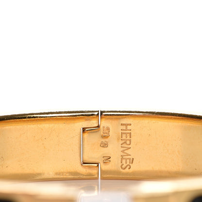 Hermes Enamel Narrow Clic Clac H Bracelet PM Black 4 of 4