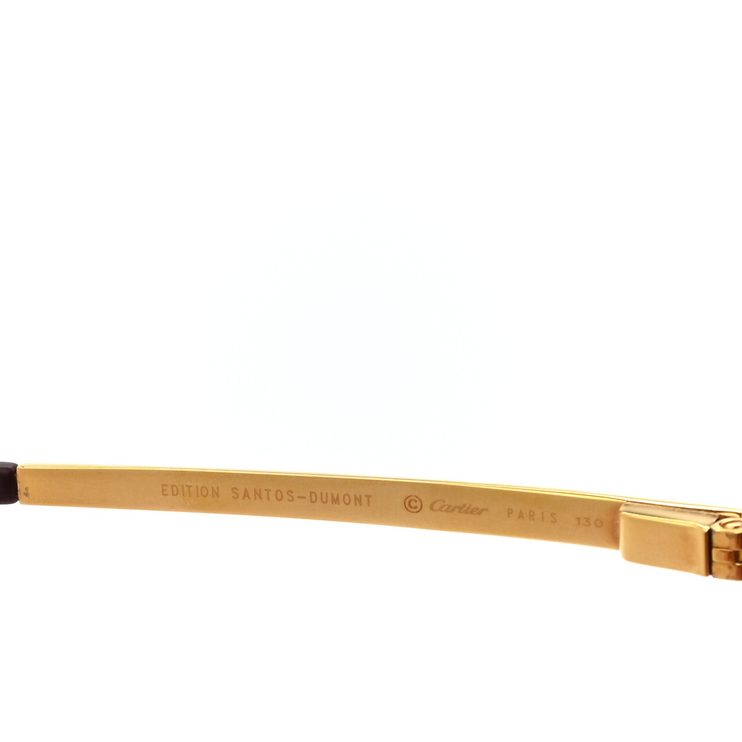 Cartier Santos Dumont Aviator Sunglasses 130 Gold 5 of 6