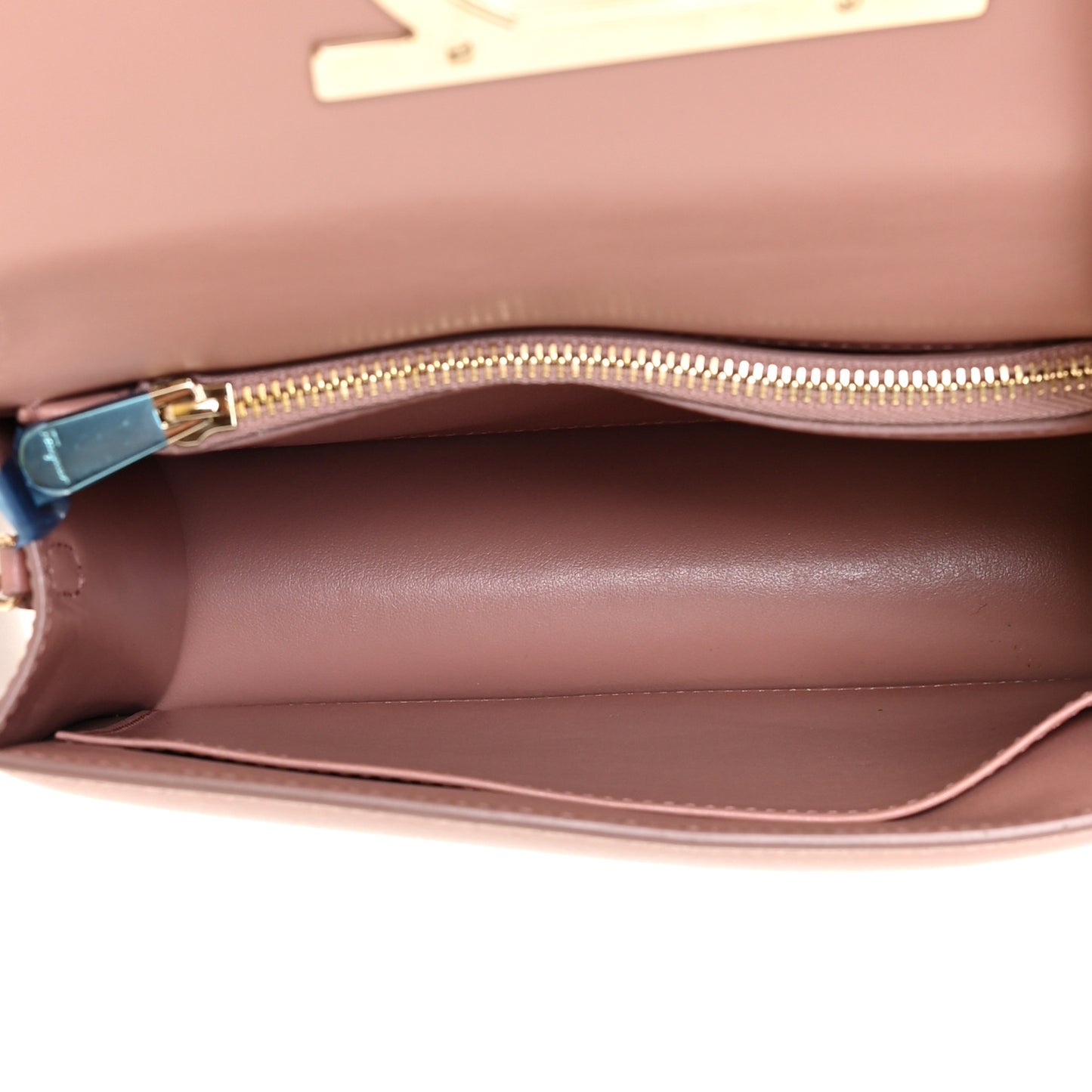 Calfskin Vela Crossbody Bag Antique Rose