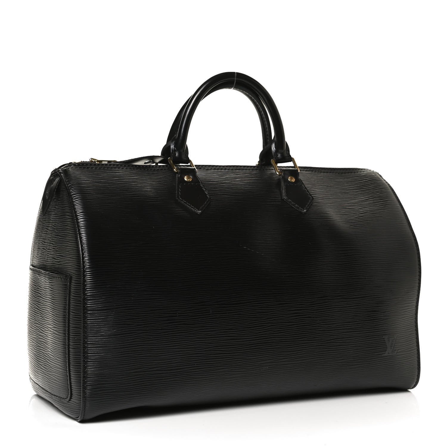 Louis Vuitton Epi Speedy 35 Black 3 of 11