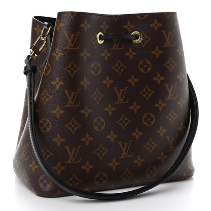 Louis Vuitton Monogram Neonoe MM Black 3 of 8