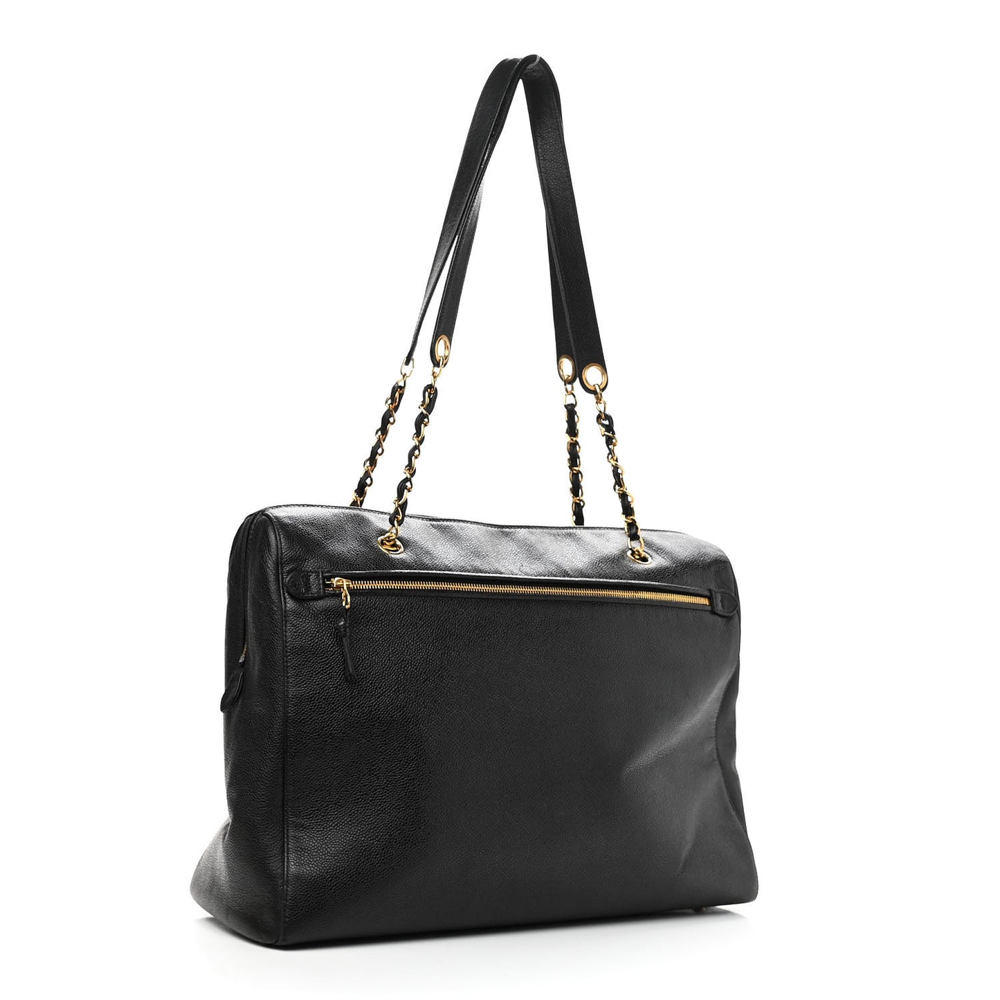 Caviar CC Shoulder Bag Black