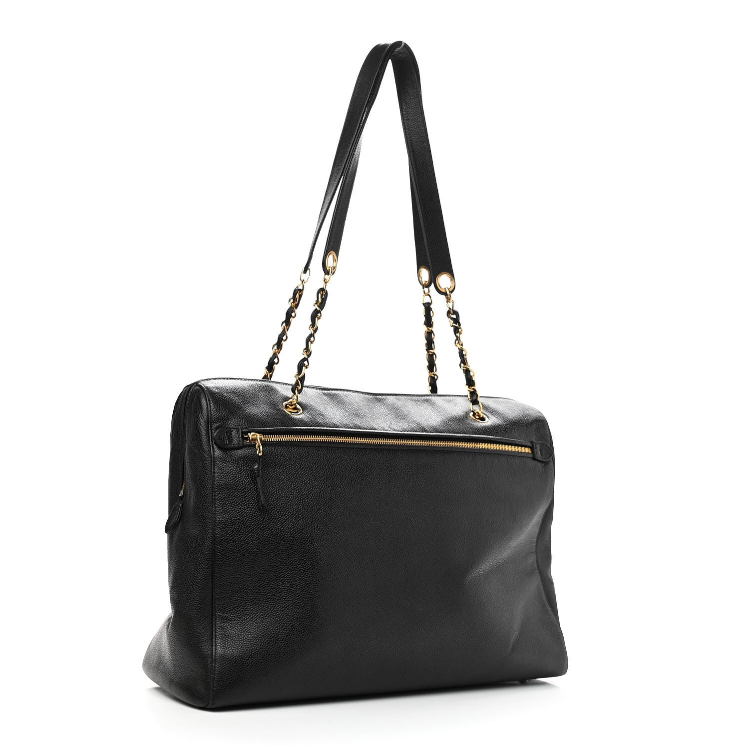 Chanel Caviar CC Shoulder Bag Black 3 of 13